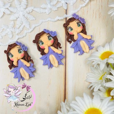پیکسل خمیری پری رنگ بنفش