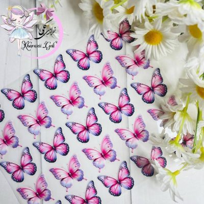 برچسب حرارتی با طرح پروانه(10عددی)