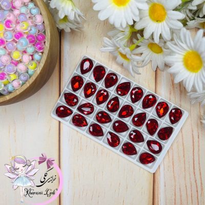 سنگ اشک 13*18 رنگ قرمز