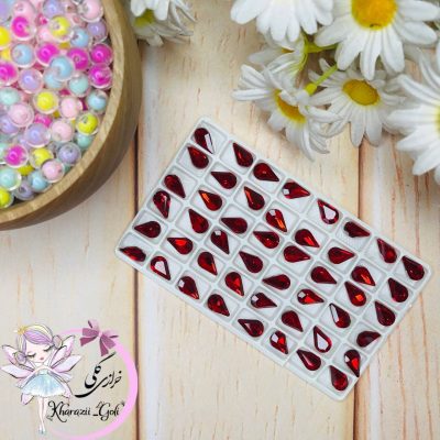 سنگ اشک (8*13) رنگ قرمز
