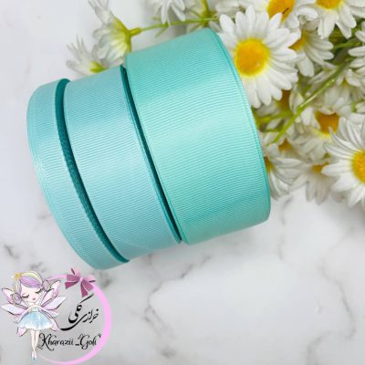 روبان گروگرن ساده رنگ سبز آدامسی